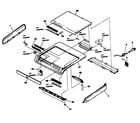 Sony HCD-FR1 cabinet parts diagram
