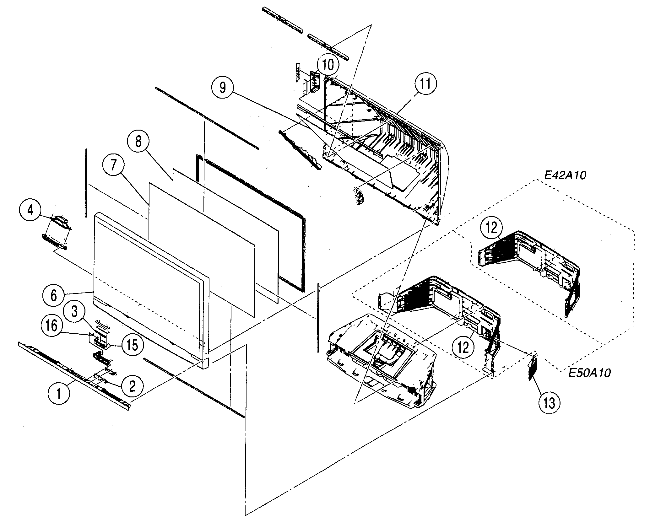 SCREEN MIRROR BLOCK/COVER