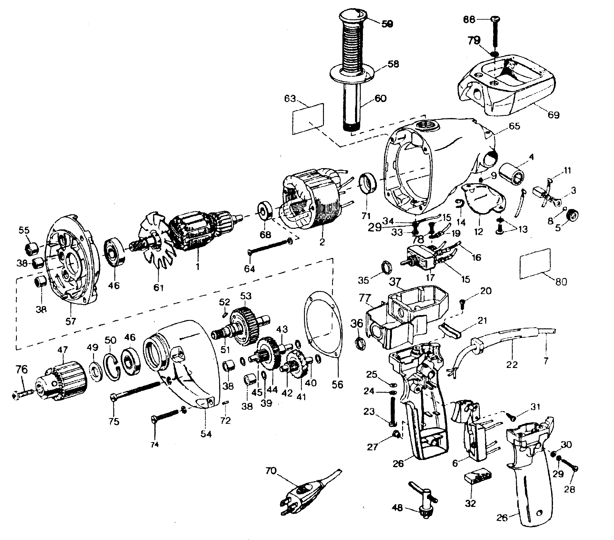 Drill assy
