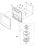 Rear cabinet/stand assy