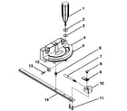 Craftsman 315218050 miter gauge assy diagram
