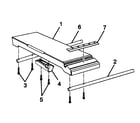 Craftsman 315218050 left ext table assy diagram