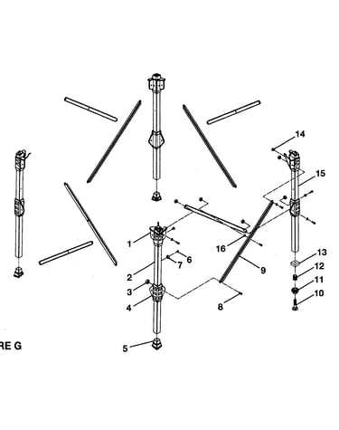 Leg stand assy