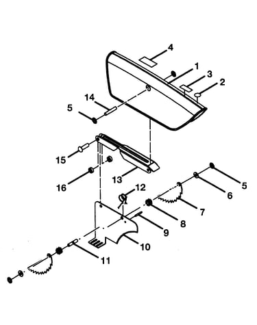 Blade guard assy