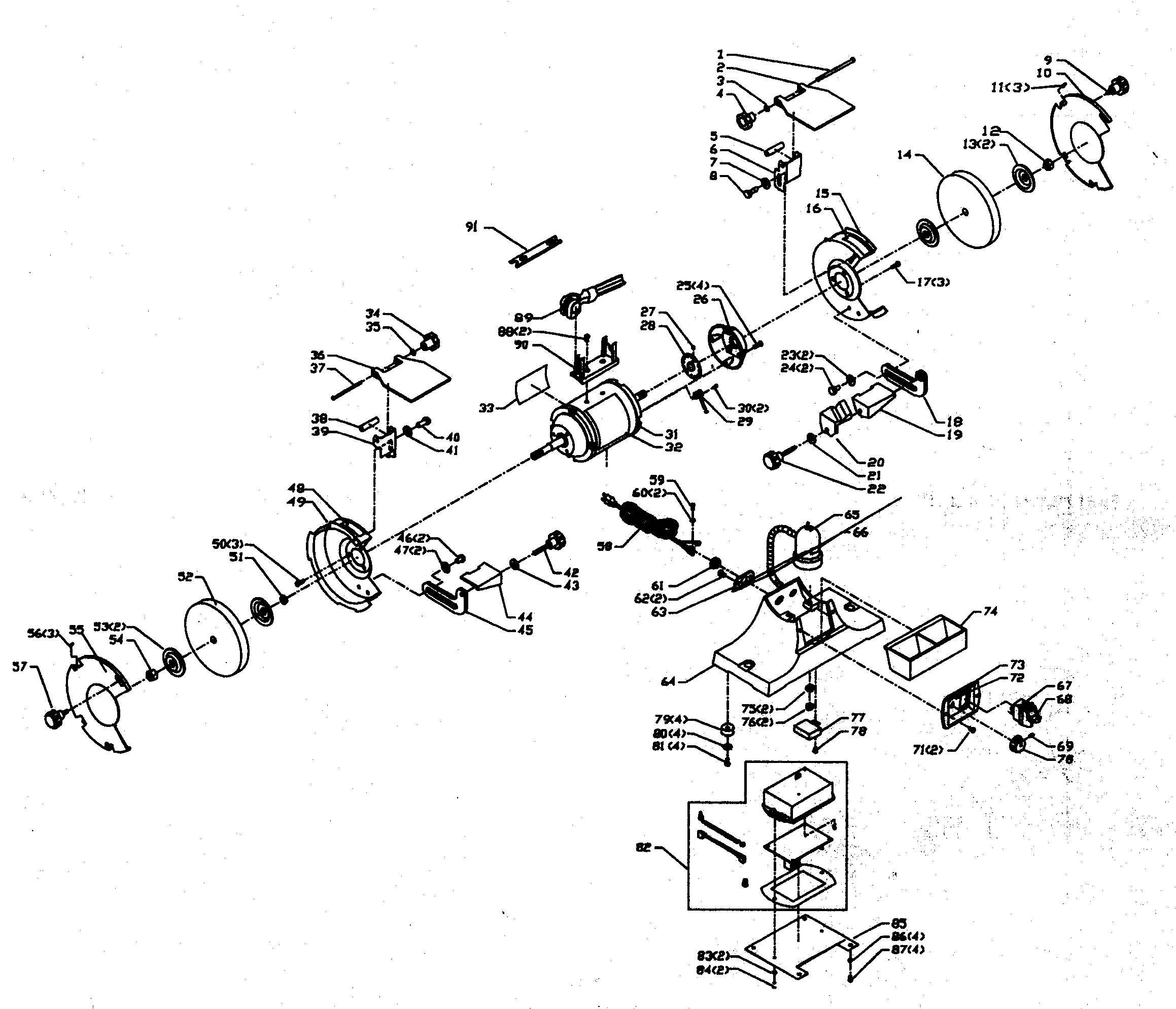 Grinder assy