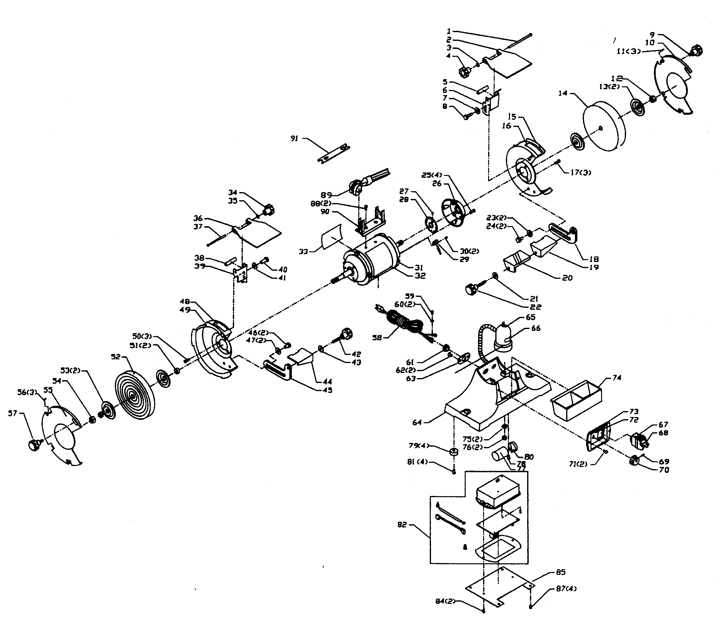 Grinder assy