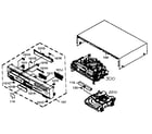 Memorex MVD4541 cabinet parts diagram