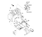 JVC AV-56P776 crt assy diagram