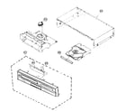 JVC HR-XVC37US cabinet parts diagram