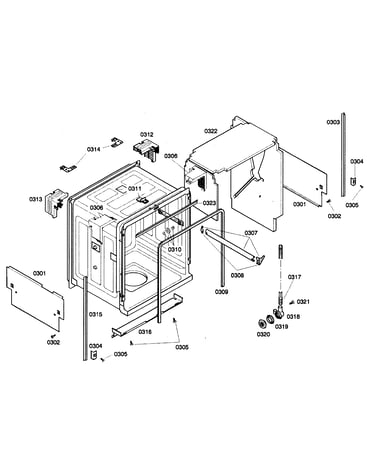 Outside cabinet