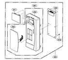 Kenmore 72166092500 controller parts diagram