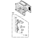 Kenmore 72166092500 latch board parts diagram