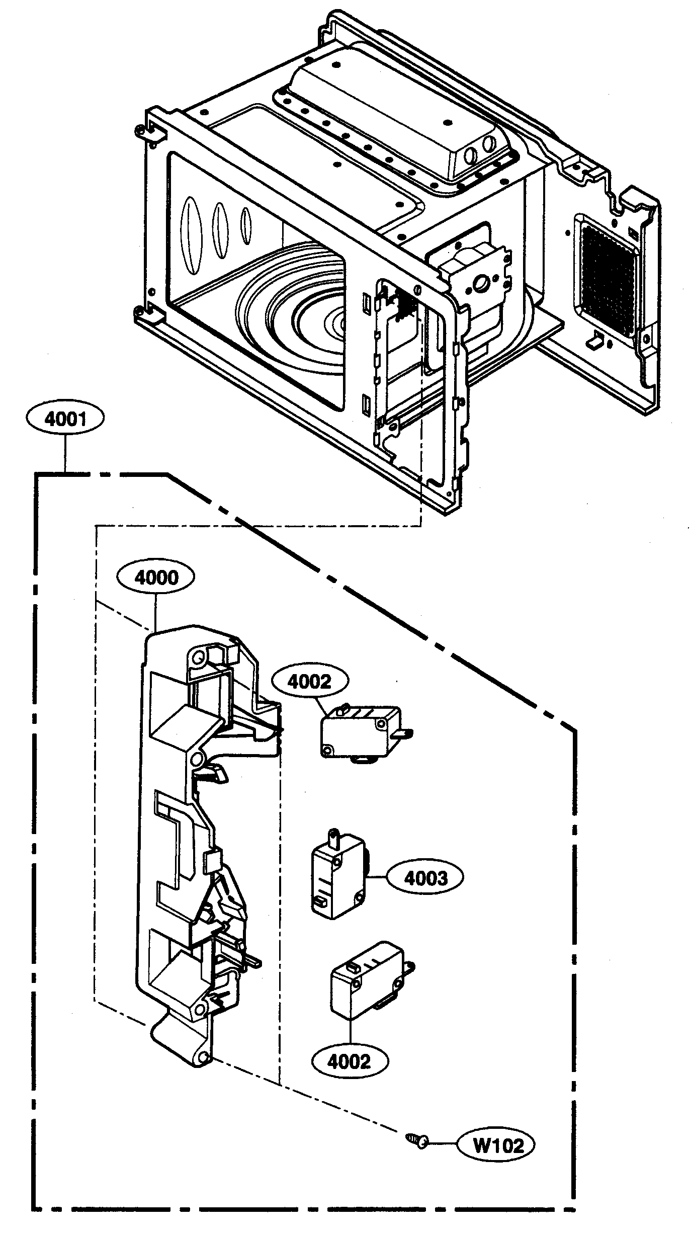 Latch board parts
