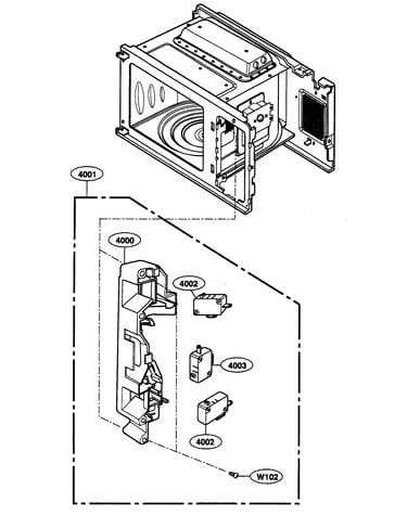 Latch board parts