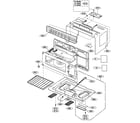 Kenmore 72180409402 oven cavity diagram