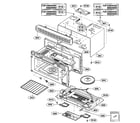 Kenmore Elite 72180889400 oven cavity diagram