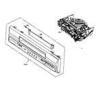 Sylvania 6240VE cabinet parts diagram