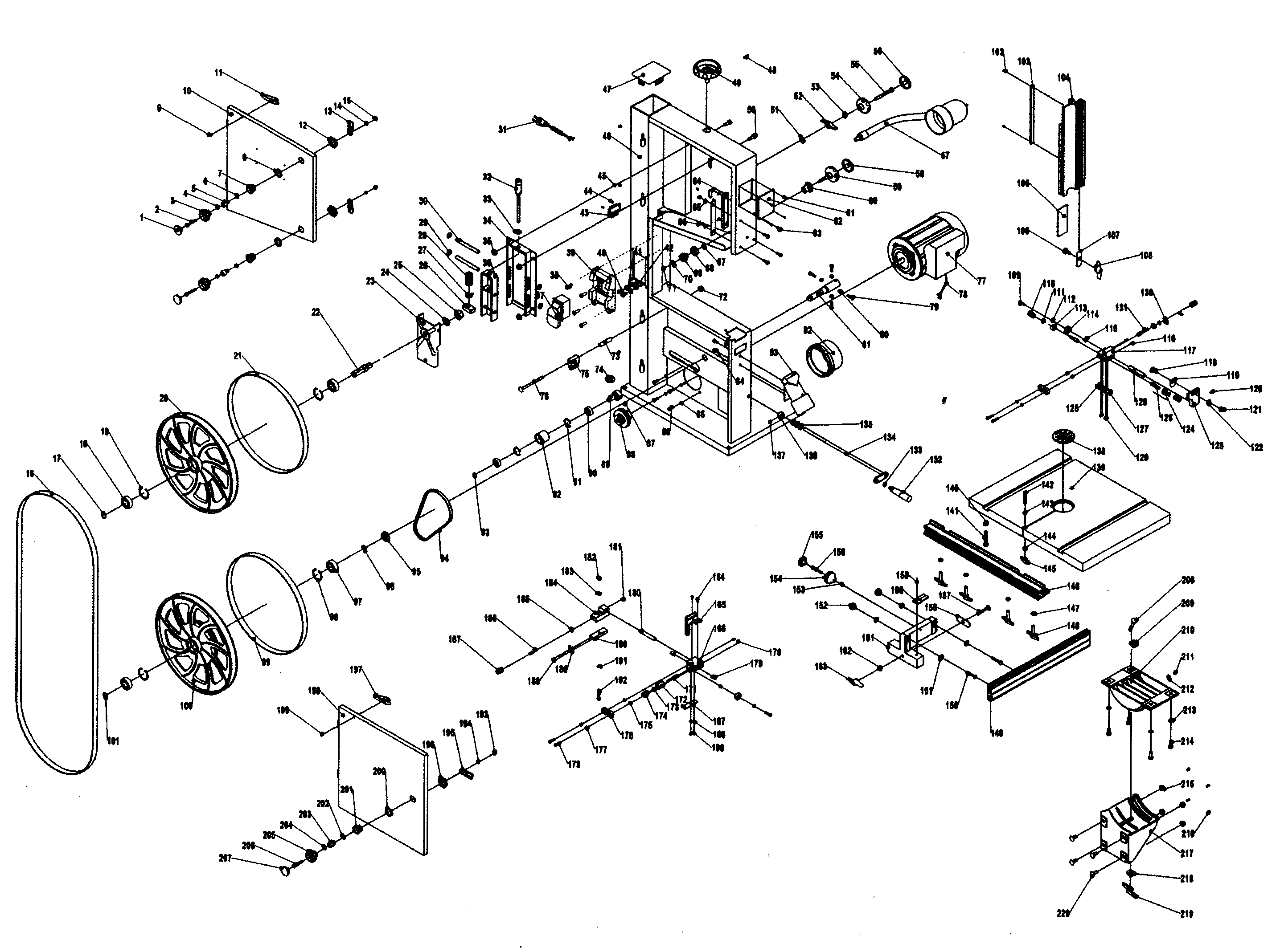 Saw assy