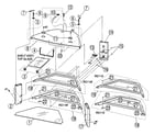 Sony SUR-G11M stand assy diagram