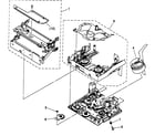 Canon ZR100A mechanial chassis diagram