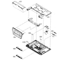 Toshiba 42HP95 cabinet parts 1 diagram