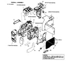 Sony DCR-HC21 cabinet parts diagram