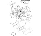 Sharp KB-4425JS microwave drawer diagram