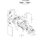 Sharp KB-4425JK oven unit diagram