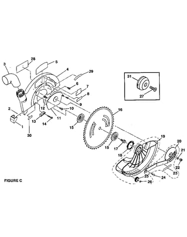 Blade guard assy