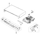 Sony DVP-NS50P cabinet parts diagram