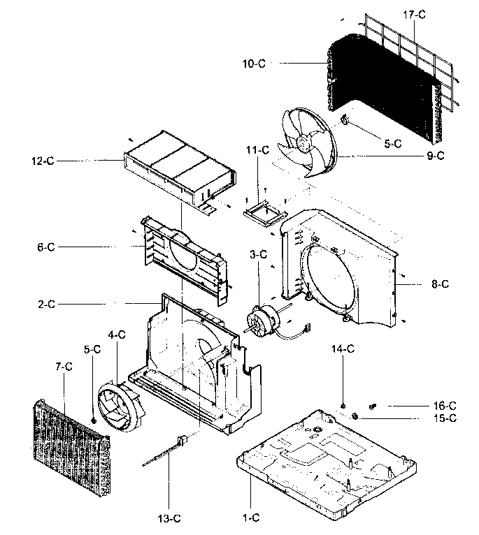 Air handling/cycle parts