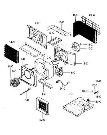 Air handling/cycle parts