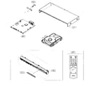 Samsung DVD-P241 cabinet parts diagram