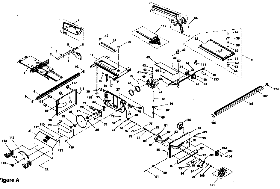 Table assy