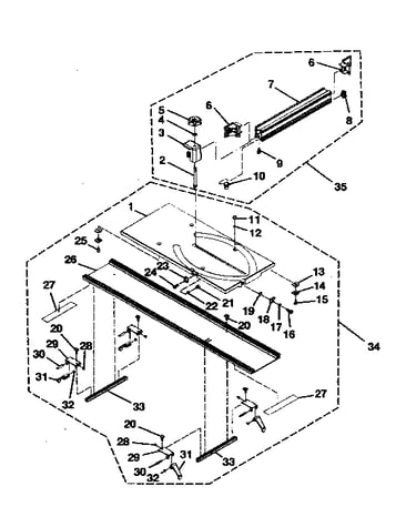 Table/fence assy