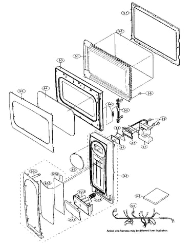 Door/control panel parts