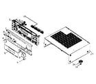 Denon AVR-786 cabinet parts diagram