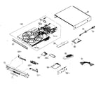 Yamaha DVD-C950 cabinet parts diagram