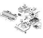 Panasonic DVD-F87K cabinet parts diagram