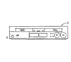 Samsung DVD-TR520 cabinet parts diagram