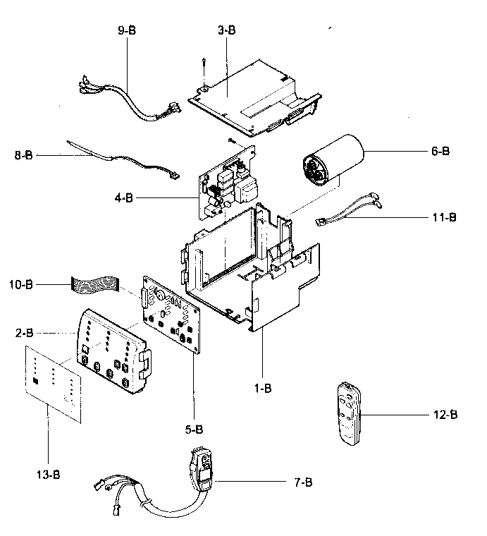 Control box assy