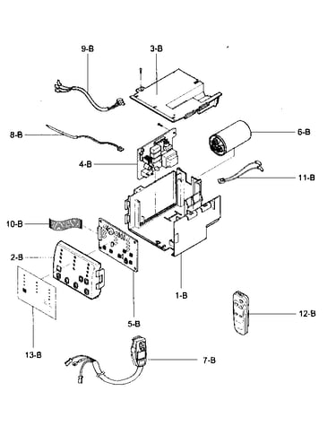 Control box assy