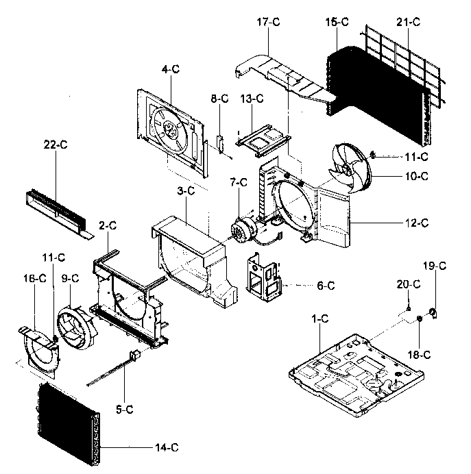 Air handling/cycle parts