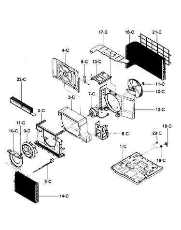 Air handling/cycle parts