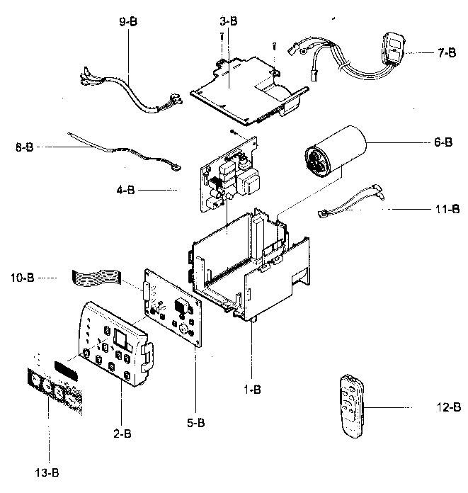 Control box assy