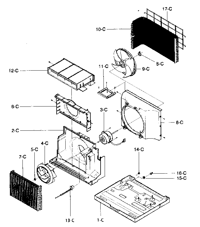 Air handling/cycle parts