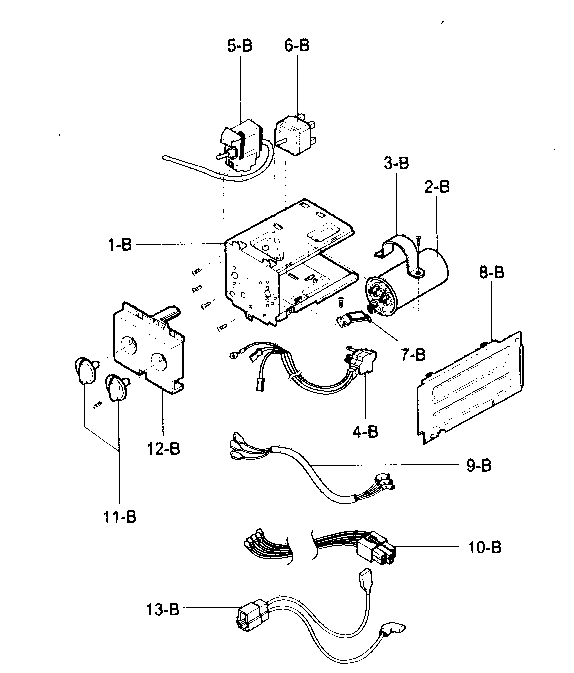 Control box assy