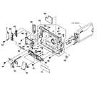 Sony DCR-HC65 cabinet r parts diagram