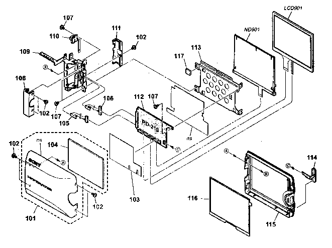 Lcd assy