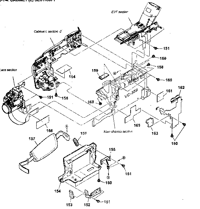 Cabinet l parts